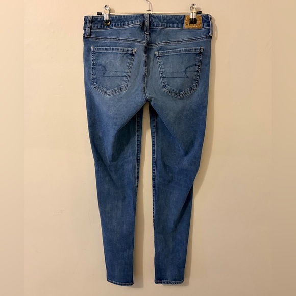 American Eagle Outfitters Light Blue Skinny Jeans - Picture 3 of 7